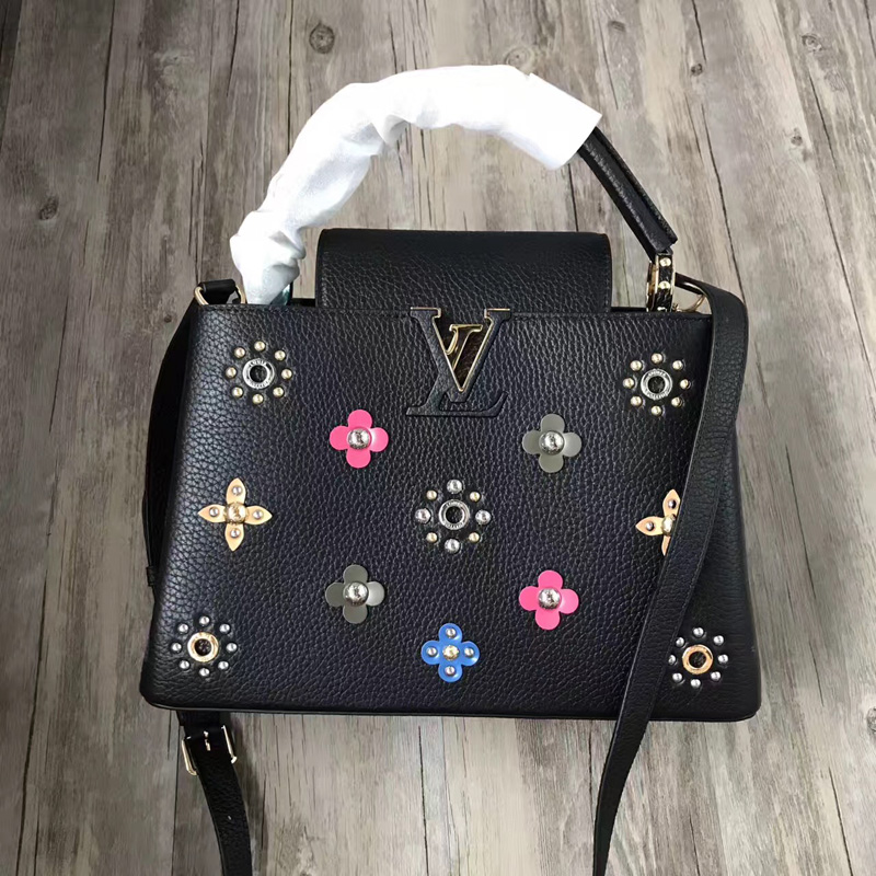 M54311 LV CAPUCINES 小號(hào)手袋 LV Monogram Flowers花紋限量款女包