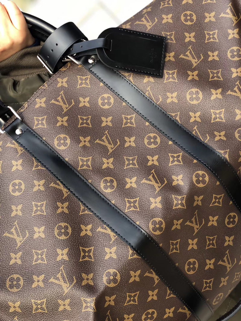 N41414 LV Keepall 55 旅行袋 LV行李包 LV斜挎包 LV旅行包 配肩帶