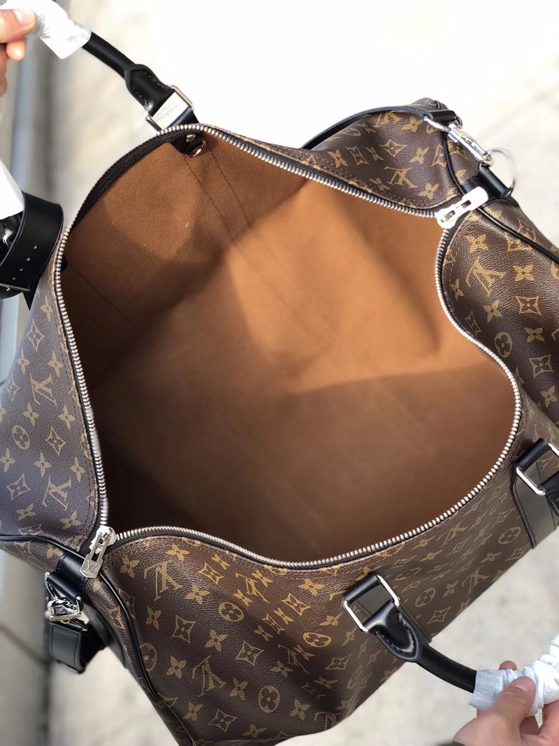 N41414 LV Keepall 55 旅行袋 LV行李包 LV斜挎包 LV旅行包 配肩帶