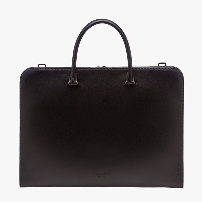 2VN006 Prada普拉達男包 Prada2017新款官網同步 Prada男士公文包 小牛皮