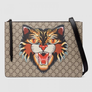 429016 GUCCI Y ؈ӡ GG Supreme߼췫 ] ľɫ