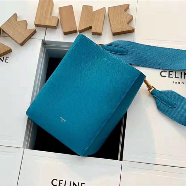 189303 Celineִ SANGLE BUCKET С̖ СţƤ CelineˮͰ {ɫ