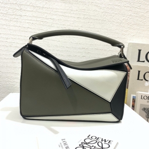 322 LOEWE_ Puzzle small Bag _С̖׺ΰ ܊Gɫ