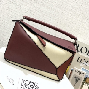 322 LOEWE_ Puzzle Bag ̖_׺ΰ õtɫ