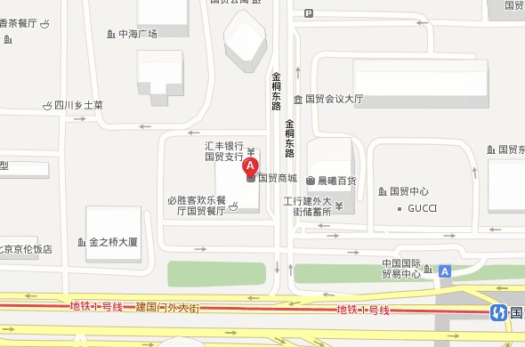 點擊地圖,帶我前往北京LV國貿商城旗航店