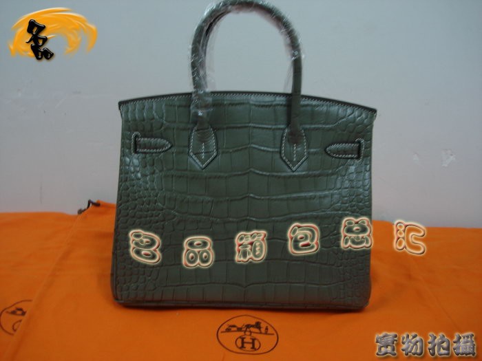 Hermes經典女包 Hermes 手提包 女士包包 Hermes Birkin 鉑金包 鱷魚紋