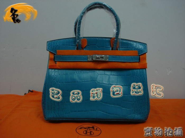 Hermes手提包 Hermes時尚女包 Hermes Birkin 鉑金包 Hermes新款 鱷魚紋