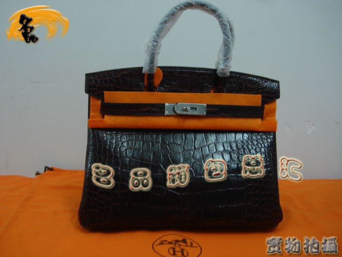 Hermes Birkin 女包 鉑金包 手提包 鱷魚皮 30 Birkin 經典款女包