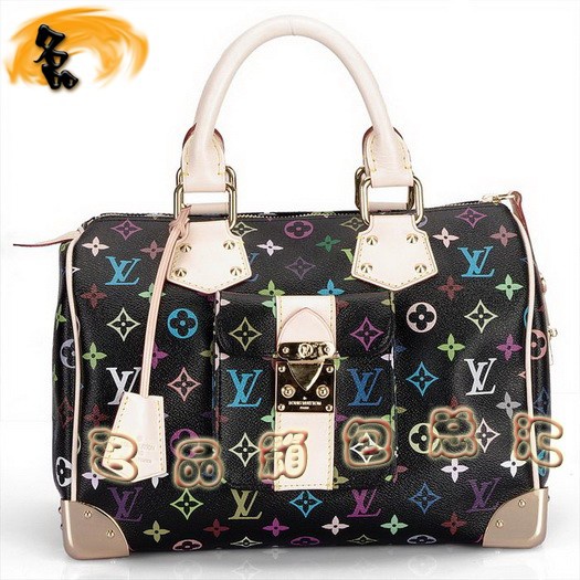 M92642 Louis Vuitton LV三三彩 LV黑彩 LV33彩 LV女包 LV手提包