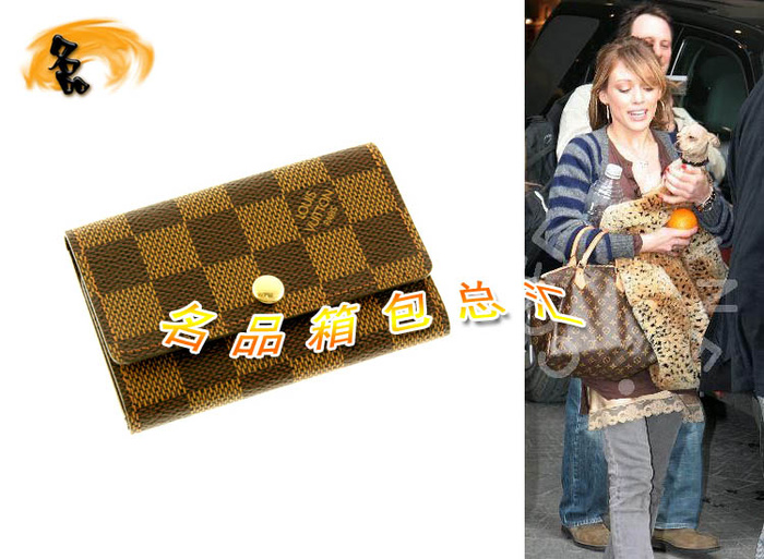 N62630 LV新款 LV鑰匙包 LV經典棋盤格 LV女包 LV棋盤格包包