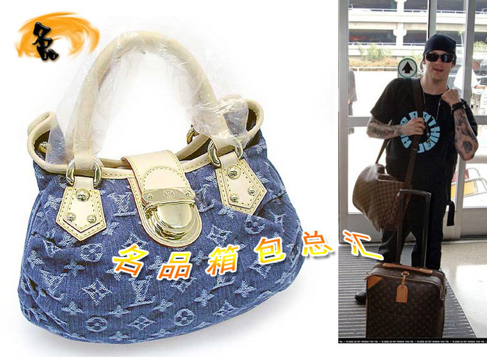 M95020 LV牛仔包 LV經典老花 LV女包 LV手提包 LV包包