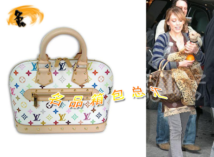 M92647 LV村上隆設計 LV33彩 Lv三三彩 LV女包 LV手提包