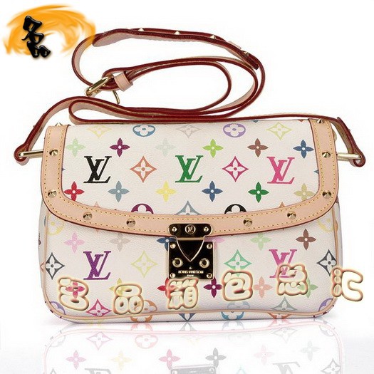 M92661 LV經(jīng)典款 LV村上隆設(shè)計(jì) LV33彩 LV斜挎包 LV女包