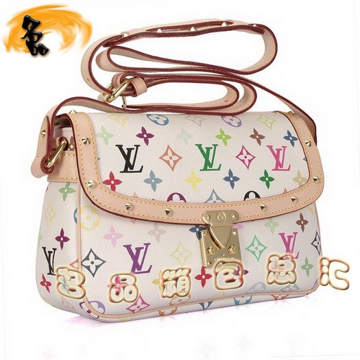 M92661 LV經(jīng)典款 LV村上隆設(shè)計(jì) LV33彩 LV斜挎包 LV女包