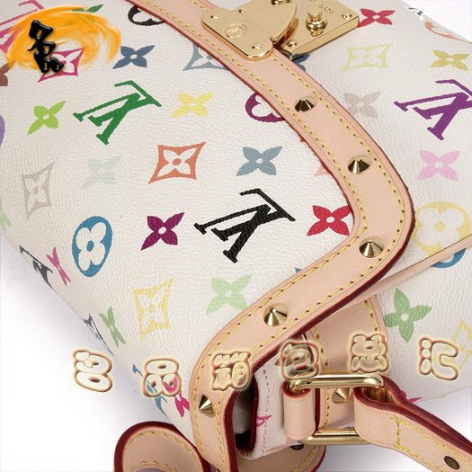 M92661 LV經(jīng)典款 LV村上隆設(shè)計(jì) LV33彩 LV斜挎包 LV女包