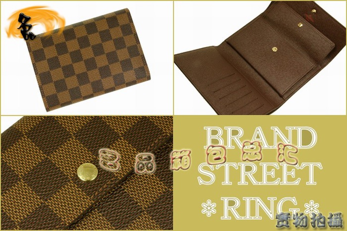 N61202 LV包 LV限量款 LV棋盤格 LV錢包 LV三折錢包 專柜品質