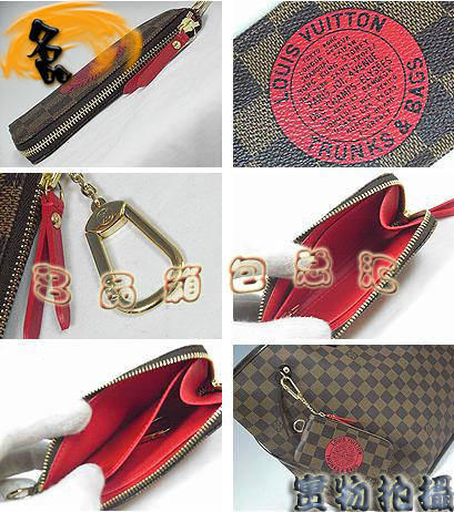 N61742 LV經典款 LV棋盤格 LV女款錢包 LV經典女包 LV零錢包