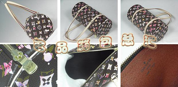 M95753 LV最新款 LV村上隆設計 LV圓桶形 LV單肩包 LV女包