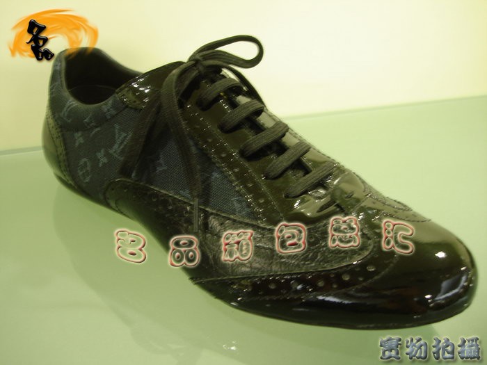 PTC01 LV漆皮男鞋 Louis Vuitton LV新款男鞋 奢華經典 LV低幫鞋