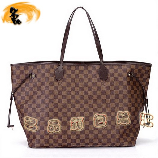 N51106 LV經典款 NEVERFULL系列 LV經典棋盤格 LV女包 LV手提包 LV單肩包