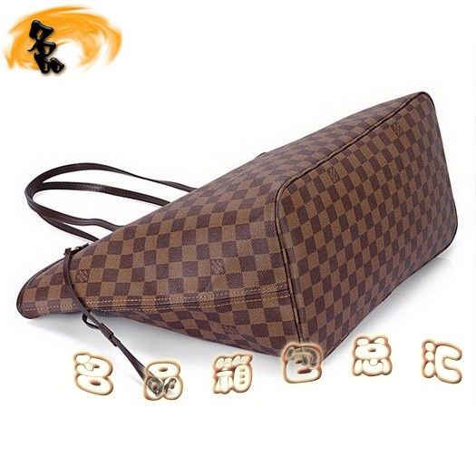 N51106 LV經典款 NEVERFULL系列 LV經典棋盤格 LV女包 LV手提包 LV單肩包