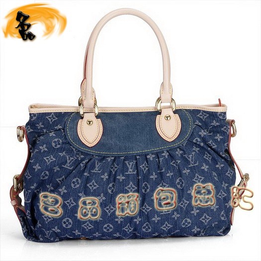 M95350 LV斜挎包 LV經典老花 LV牛仔包 LV女包 LV手提包