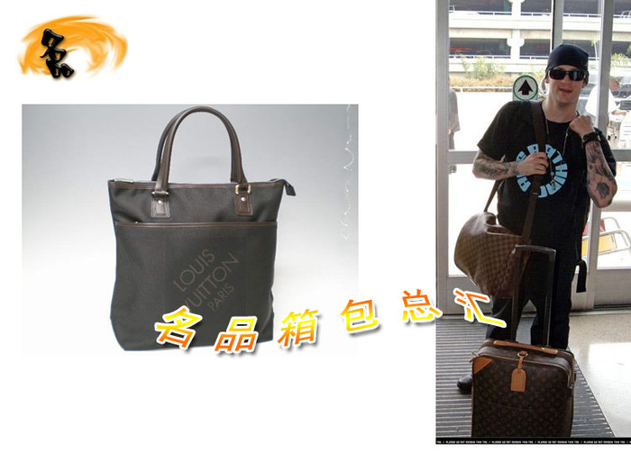 M93085 LV手提包 LV帆布系列 LV男包 LV包包 LV單肩包 LV女包