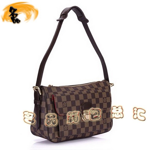 N60006 LV單肩包 LV經典款 LV棋盤格包包 LV女包 LV手提包