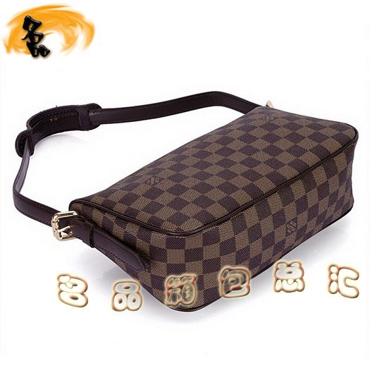 N60006 LV單肩包 LV經典款 LV棋盤格包包 LV女包 LV手提包