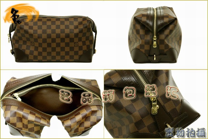 N41538 LV手包 LV棋盤格系列 女包 LV包包 LV化裝包