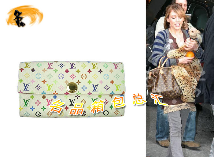 M60004 LV錢包 Louis Vuitton LV村上隆 LV錢包 LV錢包 LV三三彩