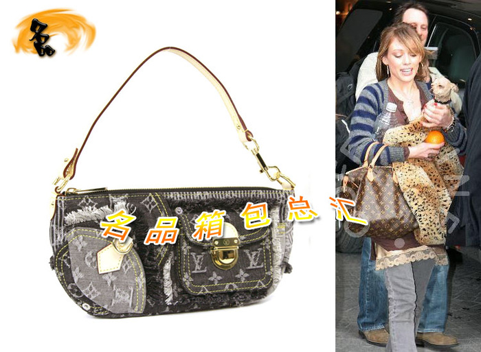 M95383 LV手提包 LV牛仔包 LV經典老花 LV女包 LV單肩包