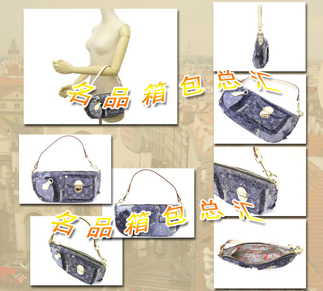 M95382 LV牛仔包 LV單肩包 LV手提包 LV經(jīng)典老花 LV女包