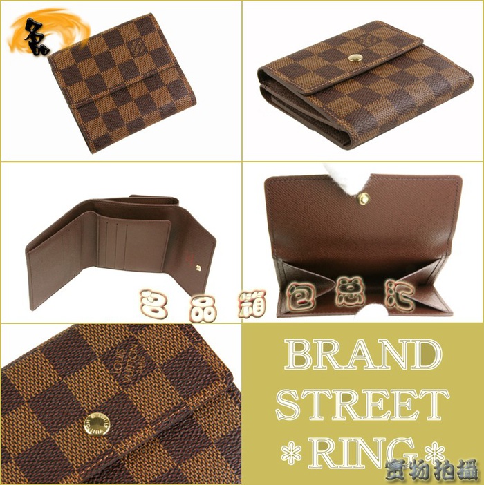 N61654 LV錢包 LV經典棋盤格 LV時尚女包 LV短款錢包 LV女包