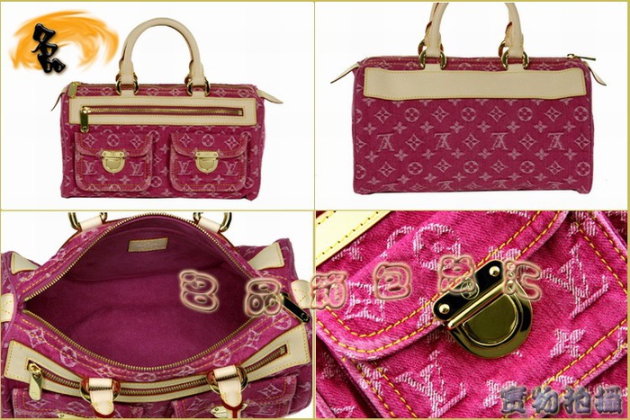 M95214 LV女包 Louis Vuitton 牛仔老花LV手提包 LV包 LV新款