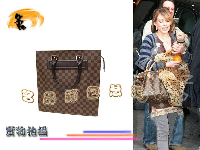 N51146 LV手提包 LV經典棋盤格 LV女包 LV新款 LV購物袋