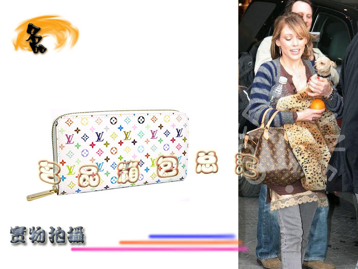 M60049 LV錢包 LV村上隆設計 LV經典三三彩 LV33彩 LV女包