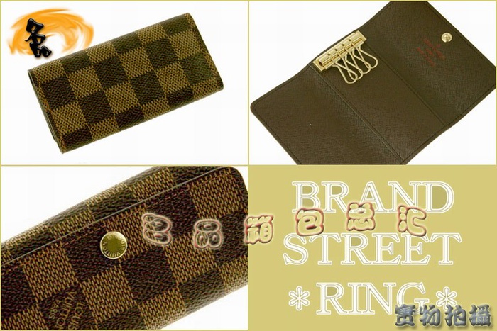 N62631 LV經(jīng)典款 LV棋盤格 LV女包 LV鑰匙包 LV棋盤格紋鑰匙包