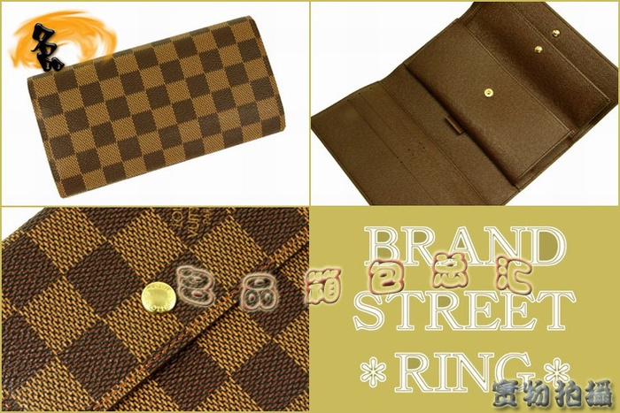 N61215 LV經典棋盤格 LV女包 LV錢包 LV長款錢包 LV手包
