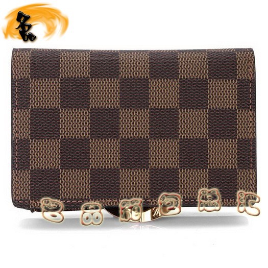 N61664 LV經(jīng)典棋盤格 LV女包 LV錢包 LV長款錢包 LV手拿包