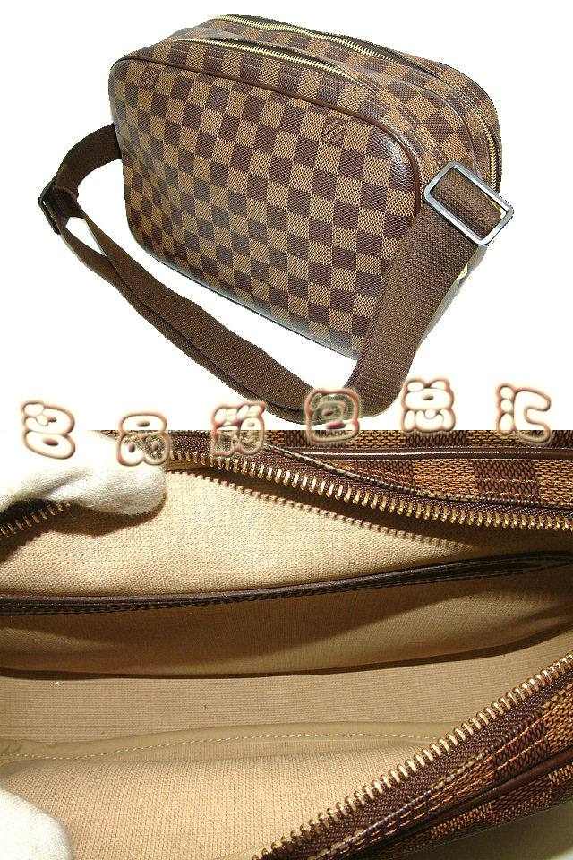 N45253 LV斜挎包 LV經典棋盤格 LV男包 LV單肩包 LV休閑包