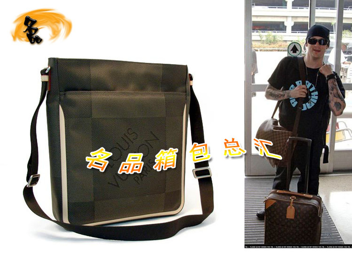 M93046 LV經典老花 LV男包 LV斜背包 LV單肩包 LV帆布包