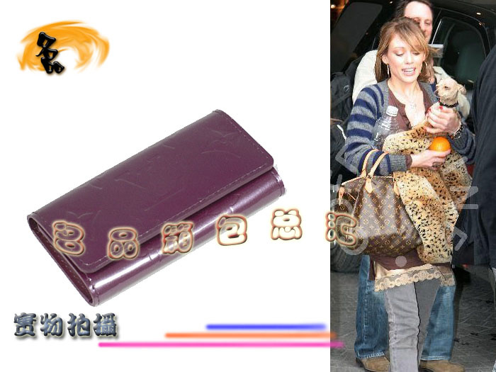 M93573 LV鑰匙包 LV壓花 LV漆皮包 LV經(jīng)典老花 LV女包