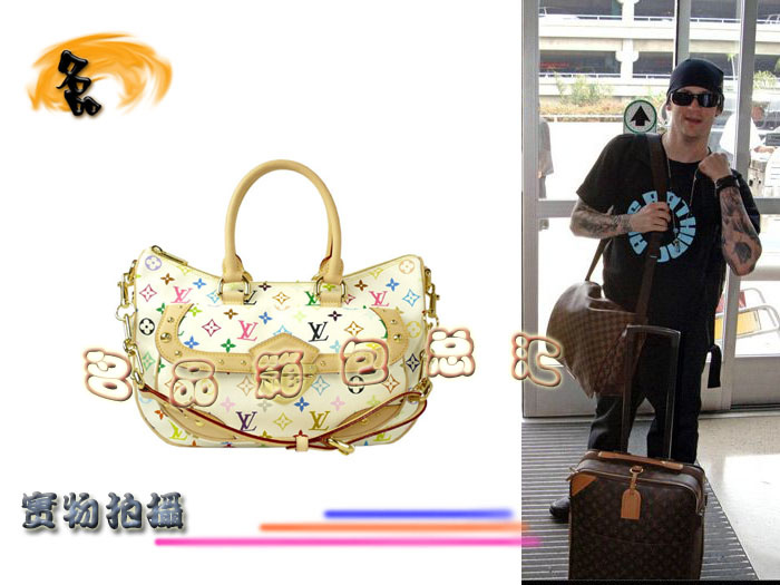 M40125 LV經典款 LV村上隆 LV33彩 LV女包 LV手提包 LV單肩包