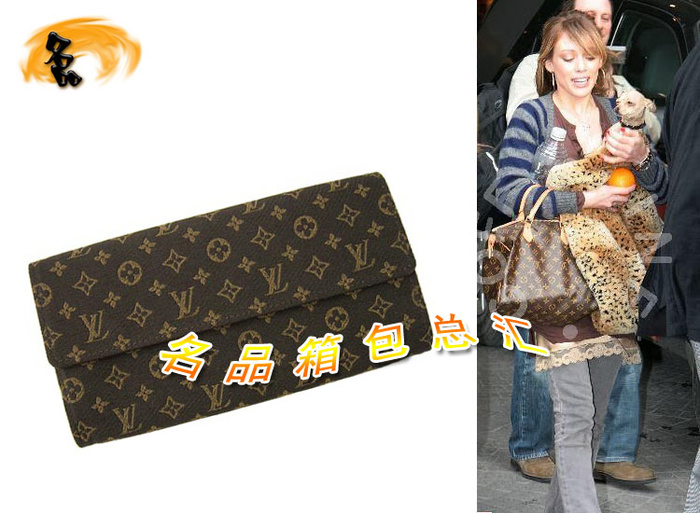 M95234 LV新款 LV女包 LV棉麻系列 LV經典老花 LV女是錢包 LV長款錢包