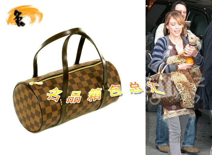 N51304 LV經典棋盤格 LV女包 LV手提包 LV單肩包 LV圓筒包