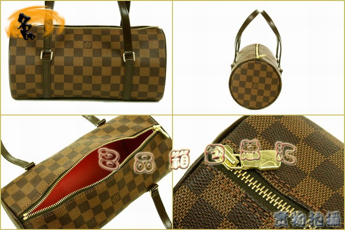 N51304 LV經典棋盤格 LV女包 LV手提包 LV單肩包 LV圓筒包