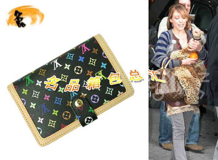 M92988 LV女士錢包 LV33彩 LV村上隆設計 LV女包 LV錢包