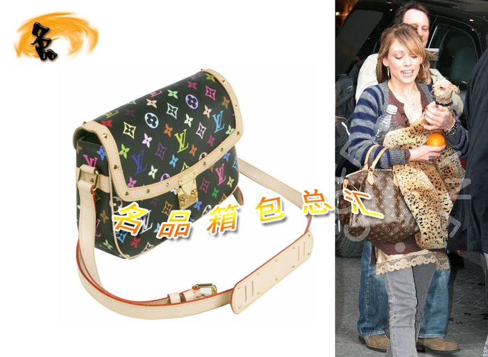 M92639 LV村上隆設(shè)計 LV33彩 LV三三彩 LV女包 LV斜挎包