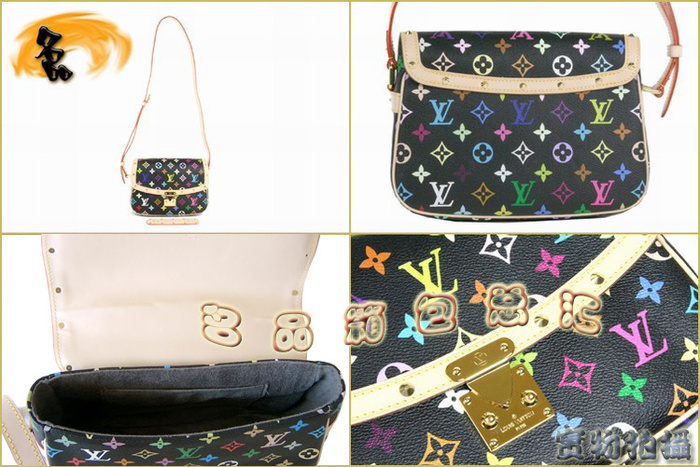 M92639 LV村上隆設(shè)計 LV33彩 LV三三彩 LV女包 LV斜挎包